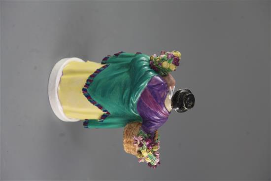 A Charles Vyse Chelsea figure Tulip Woman, 25.5cm